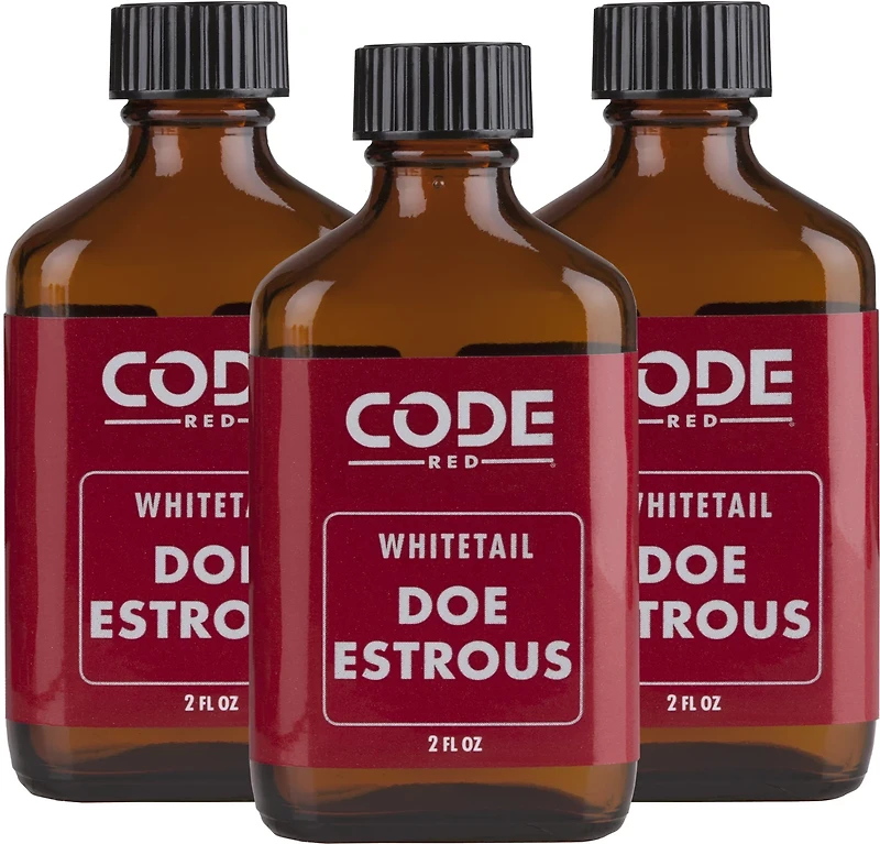 Code Red 2 oz. Whitetail Doe Estrous Urine 3-Pack