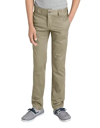 Dickies Boys' Flex Skinny Fit Straight Leg Uniform Pant