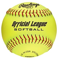 Rawlings Girls' 11 in Recreational Fast-Pitch Softballs 6-Pack