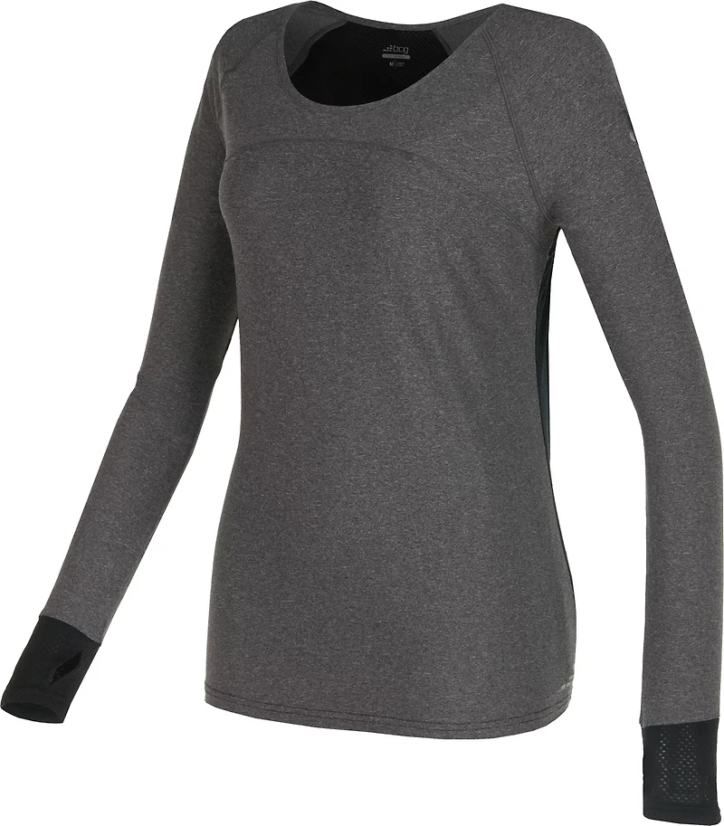 BCG Women's Run Long Sleeve Mesh Back Top