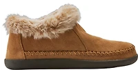 Magellan Women's Faux Fur Collar Bootie Slipper