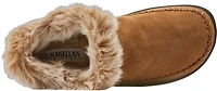 Magellan Women's Faux Fur Collar Bootie Slipper
