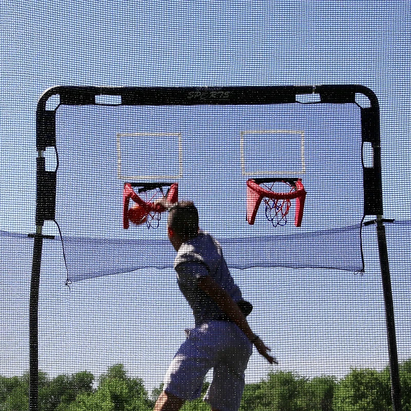 Skywalker Trampolines Double Basketball Hoop for 12' Trampolines