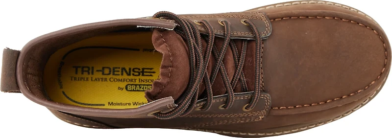 Brazos Men's Wyatt EH Composite Toe Lace Up Work Boots