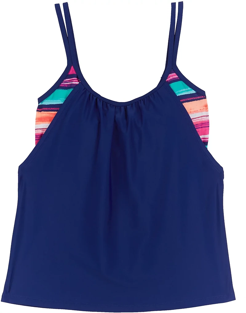 BCG Women's Making Waves Tankini Swim Top