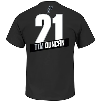 Majestic Men's San Antonio Spurs Tim Duncan 21 Record Holder T-shirt