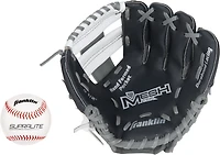 Franklin Youth Meshtek 9.5" T-ball Glove with Ball