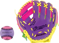 Franklin Youth Meshtek 9.5" T-ball Glove with Ball