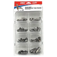 Eagle Claw Sinkers 64-Pack