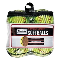 Franklin Official League Softballs 4-Pack