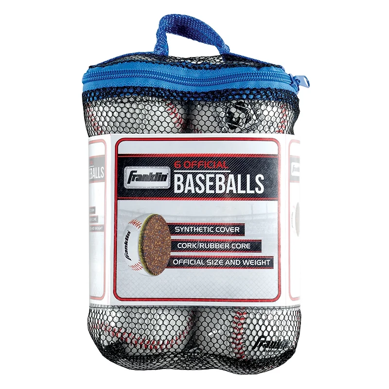 Franklin Practice Baseballs 6-Pack