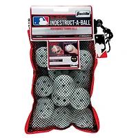 Franklin MLB Indestruct-a-Ball™ 5" Limited-Flight Micro Baseballs 12-Pack