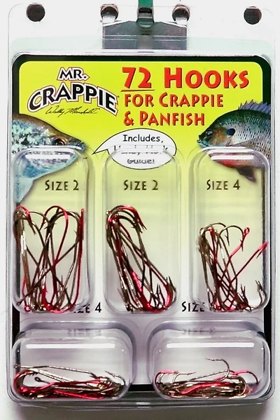 Mr. Crappie® Single Hooks 72-Pack