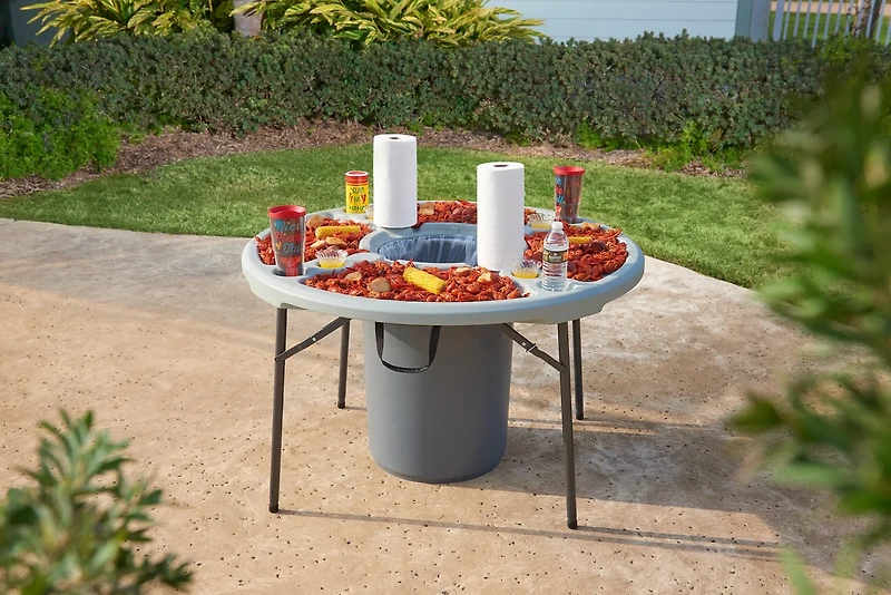 Academy Sports + Outdoors 4 ft Round Folding Cookout Table