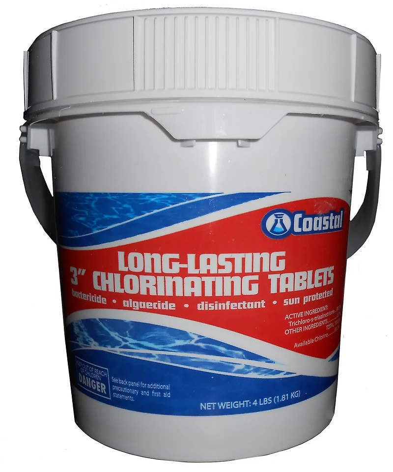 Coastal Long-Lasting 3" 4 lb. Chlorinating Tablets