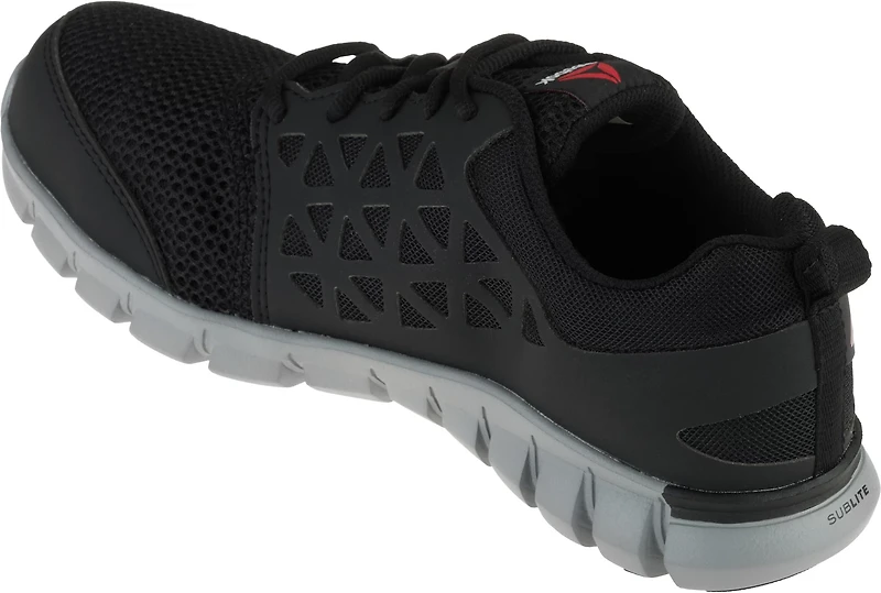 Reebok Men's Sublite Cushion EH Alloy Toe Lace Up Work Shoes