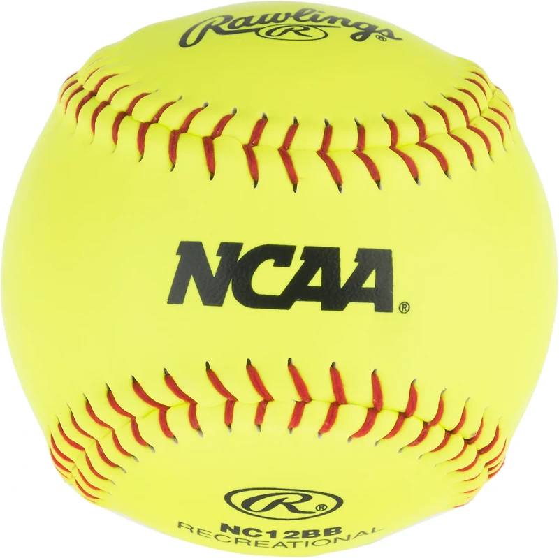 Rawlings Women's NCAA Recreational 12 in Fast-Pitch Softballs 24-Pack