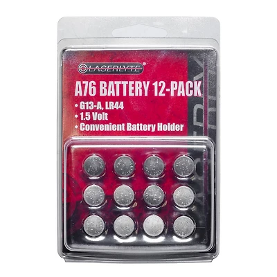 LaserLyte® A76 Batteries 12-Pack