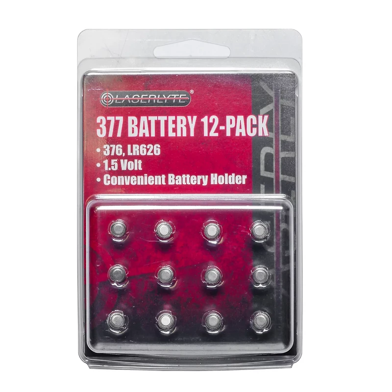 LaserLyte® 377 Batteries 12-Pack