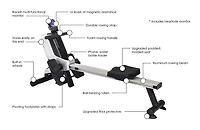 Stamina® 1130 Magnetic Rowing Machine