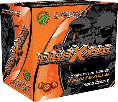 X-Ball Blaze Competition Paintballs 1,000-Pack