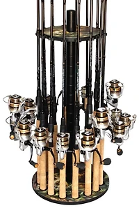 Rush Creek Round 16-Rod Storage Rack