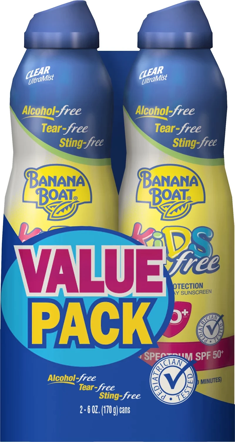 Banana Boat® Kids' Ultra Mist SPF 50 Spray Sunscreen 2-Pack