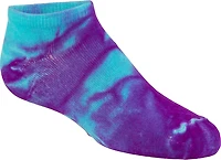 BCG Girls' True Bright Tie-Dye Low-Cut Socks 6 Pack