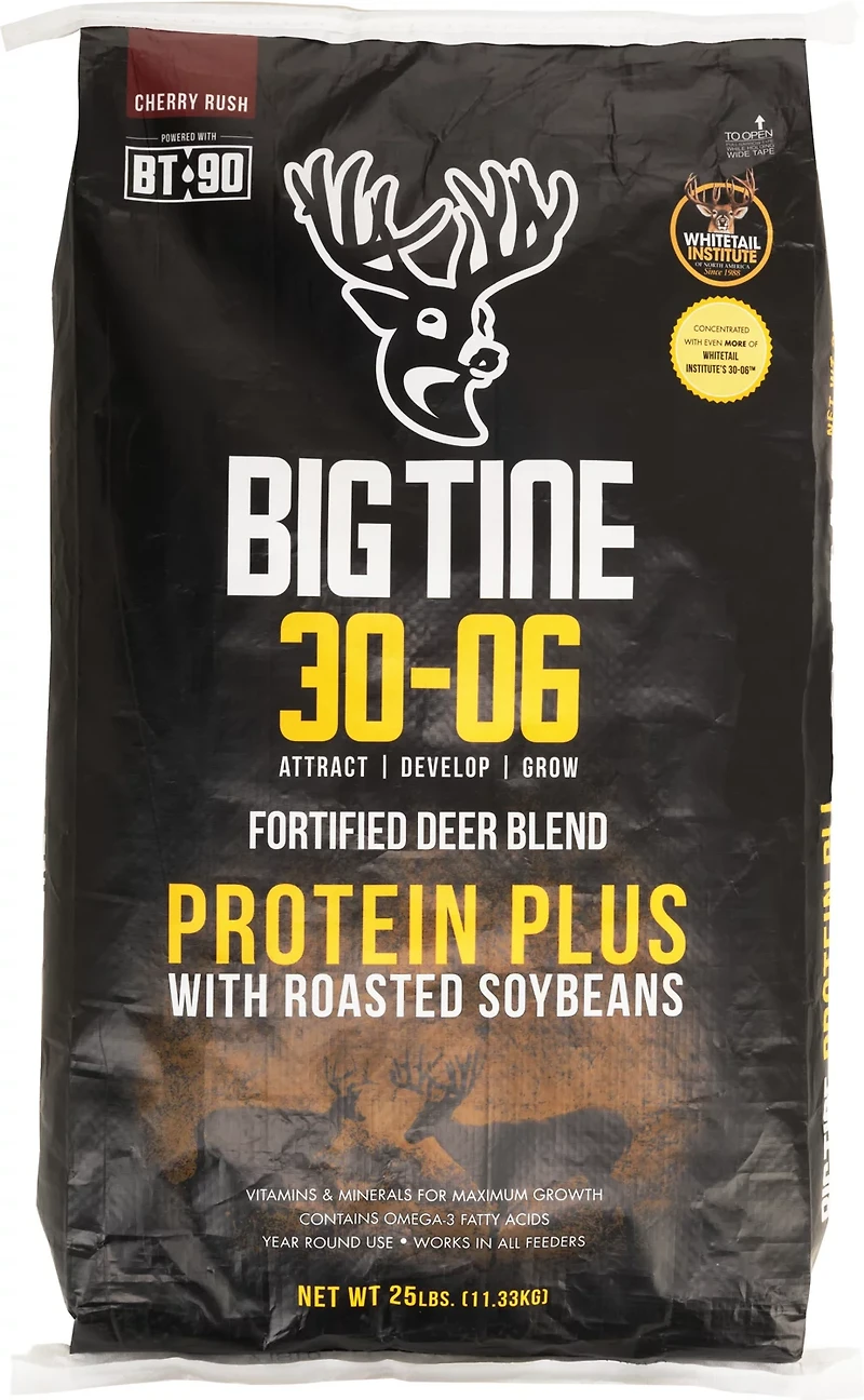 Big Tine 25 lb 30-06 Protein Plus Deer Feed with BT-90