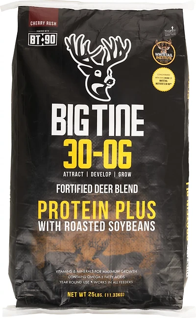 Big Tine 25 lb 30-06 Protein Plus Deer Feed with BT-90