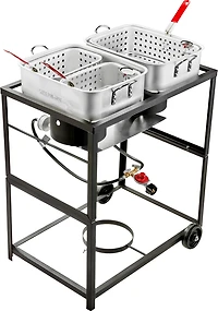Outdoor Gourmet Propane Fish Fry Cart Set