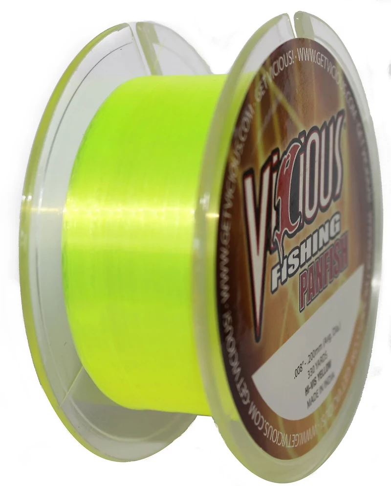 Vicious 330 yds Hi-Vis Panfish Fishing Line
