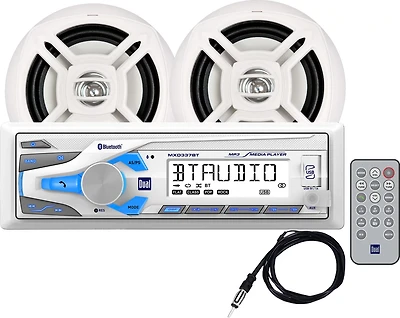 Dual Digital Media Receiver with Bluetooth and Speakers Set