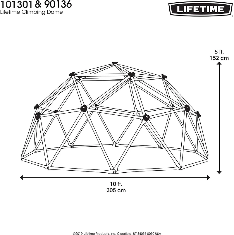 Lifetime Kids' Metal Dome Climber