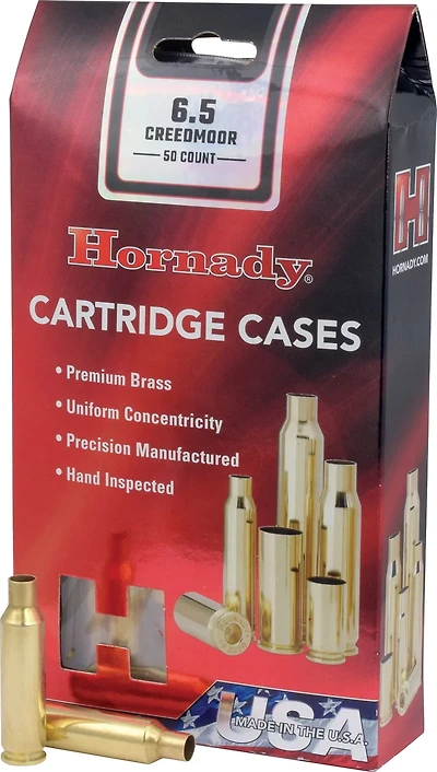 Hornady 6.5mm Creedmoor Unprimed Cases