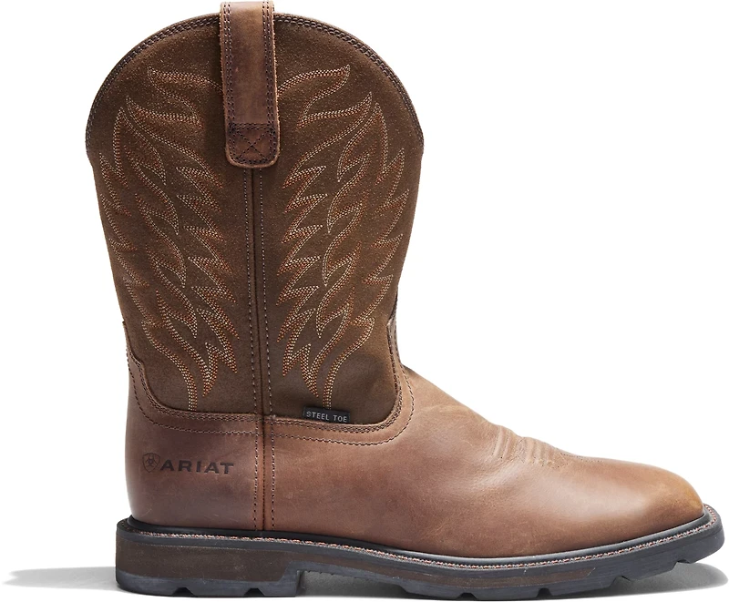 Ariat Men's Manvel EH Steel Toe Wellington Work Boots