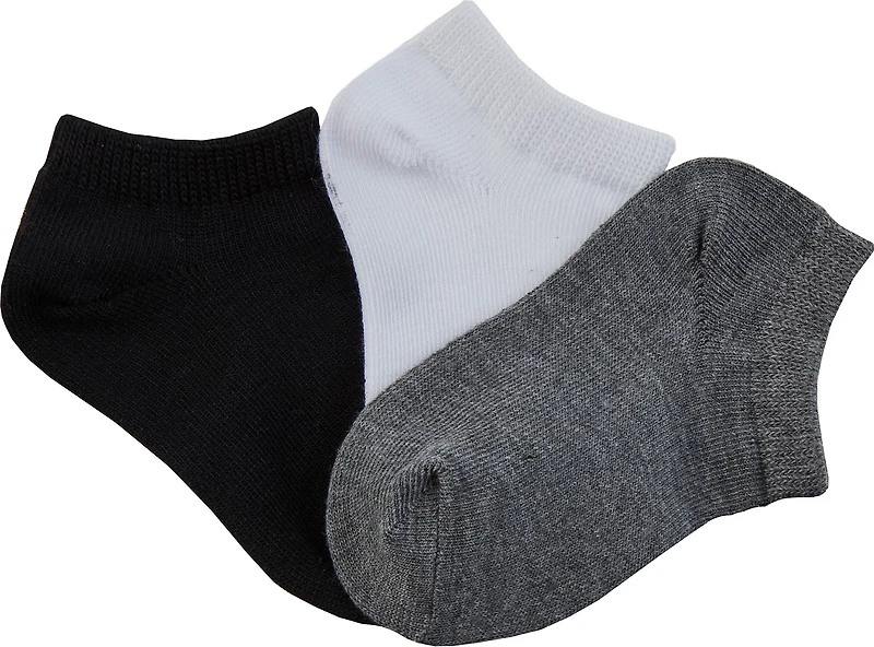 BCG Boys' Basic No-Show Socks 6 Pack