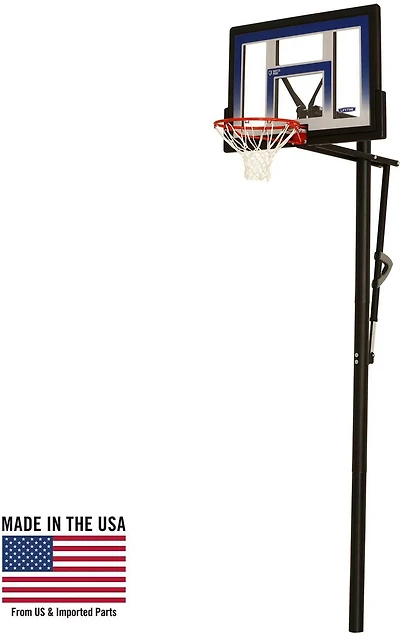 Lifetime 48 in Action Grip Polycarbonate Inground Basketball Hoop