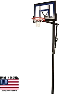 Lifetime 48 in Action Grip Polycarbonate Inground Basketball Hoop