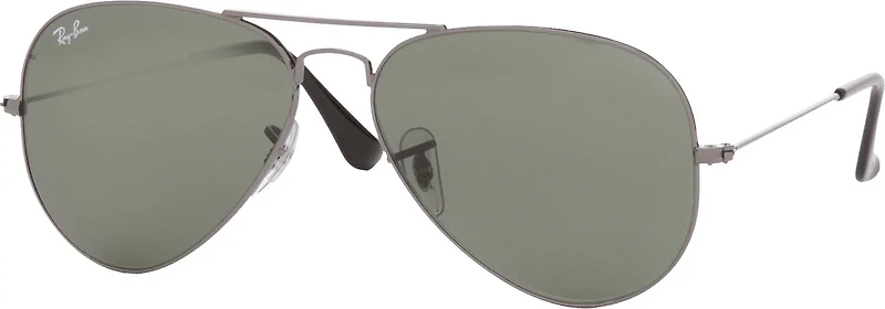 Ray-Ban Aviator Large Neutral Gray Metal Sunglasses