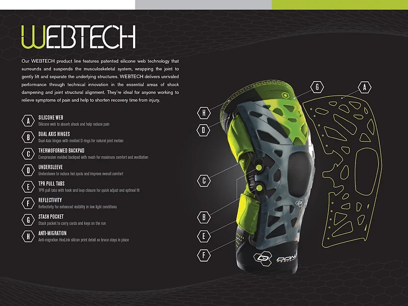 DonJoy Performance Men's Webtech Knee Brace