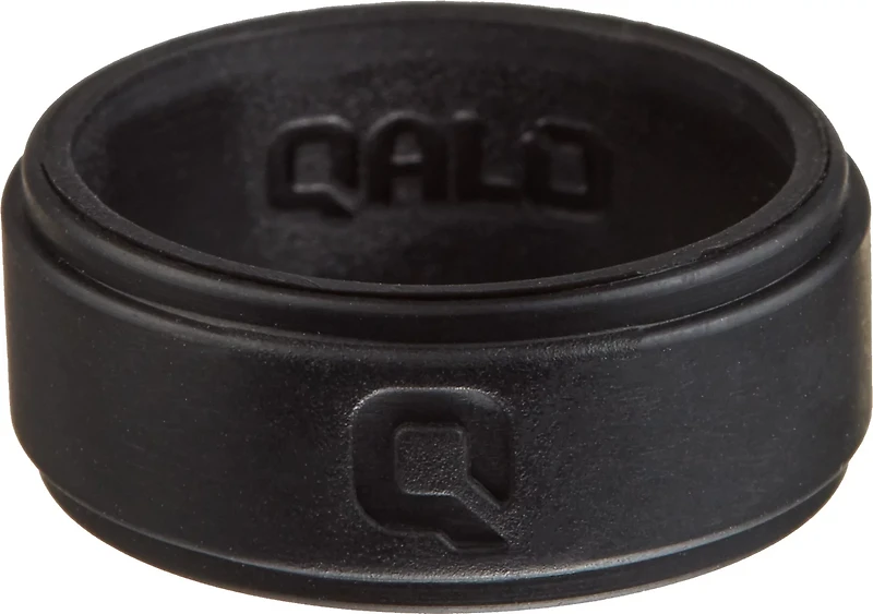 QALO Men's Step Edge Q2X Flat Silicone Wedding Ring