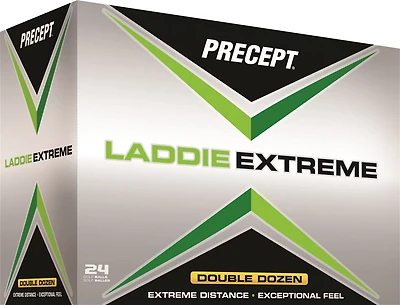 Precept Laddie X Extreme Distance Golf Balls 24-Pack