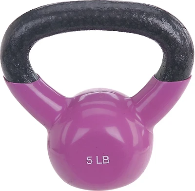 Sunny Health & Fitness Vinyl-Coated Kettlebell – Single