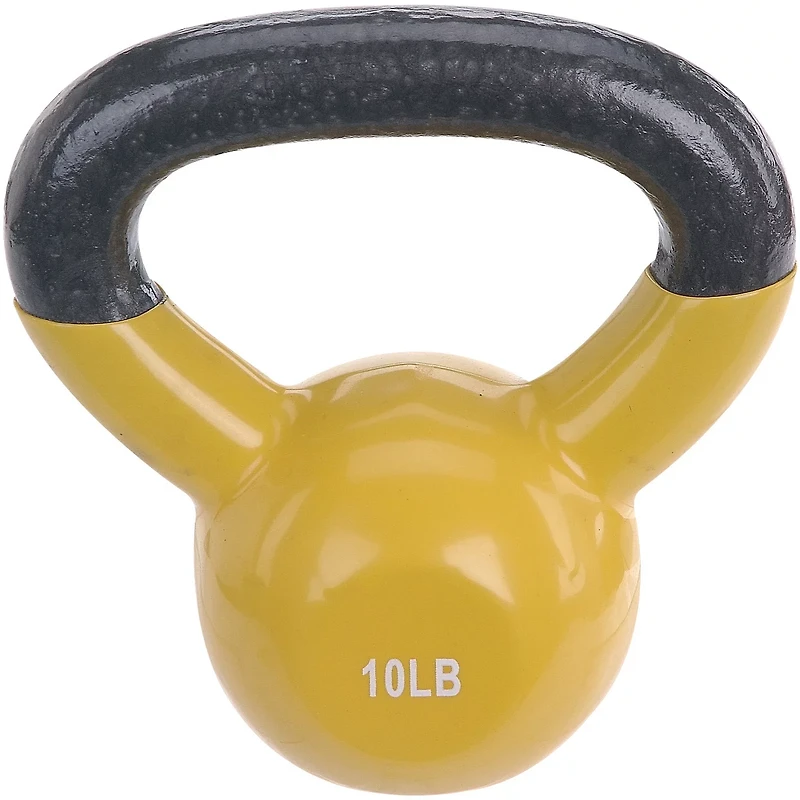 Sunny Health & Fitness Vinyl-Coated Kettlebell – Single