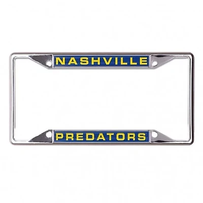 WinCraft Nashville Predators Inlaid Metal License Plate Frame