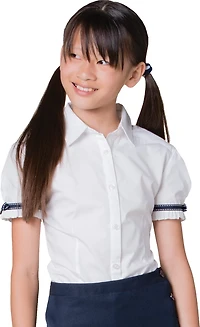 French Toast Toddler Girls' Ribbon Bow Blouse