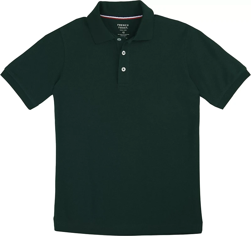 French Toast Boys' Short Sleeve Pique Polo Shirt