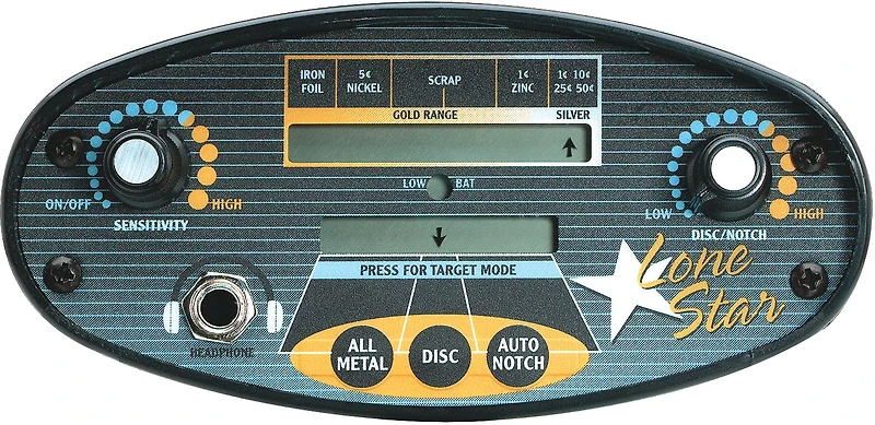 Bounty Hunter Lone Star Metal Detector with Pinpointer