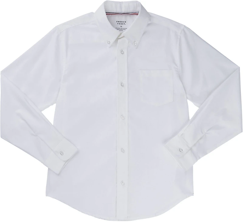 French Toast Boys' Long Sleeve Oxford Shirt